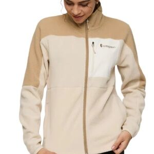 Cotopaxi Khaki and Cream Fleece Jacket